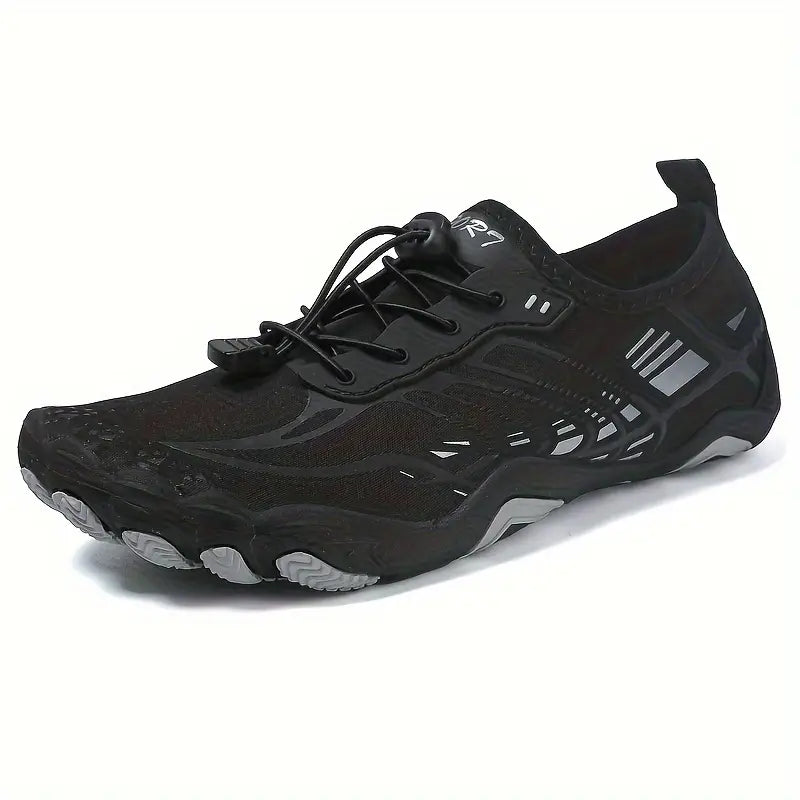 Stylish Ladies Barefoot Sneakers - BreezeStep-Black-2.5-The Livary