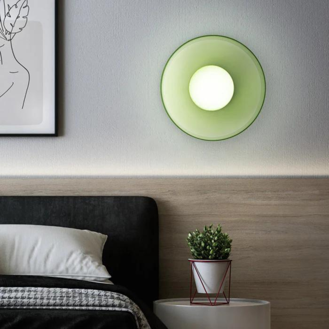 Round Ceiling Lamp with Stylish Functionality - LumiSphere-D9.82*H5.91 inches-Orange-The Livary