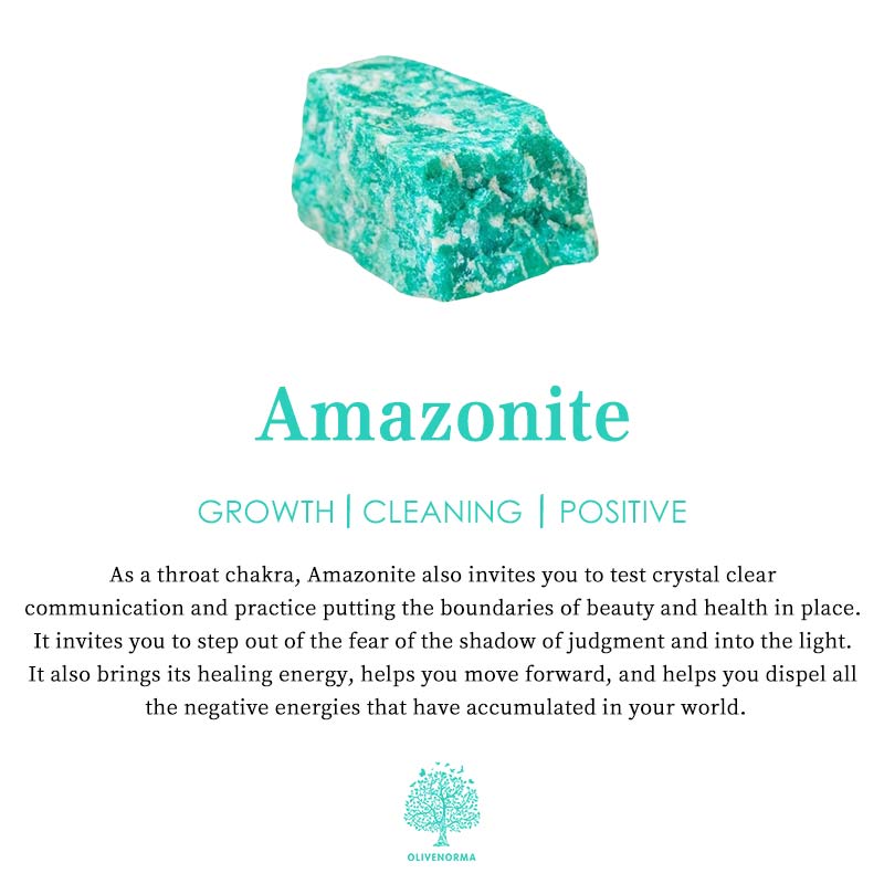 Natural Crystal Healing Energy Bracelet - Aria-Amazonite-The Livary