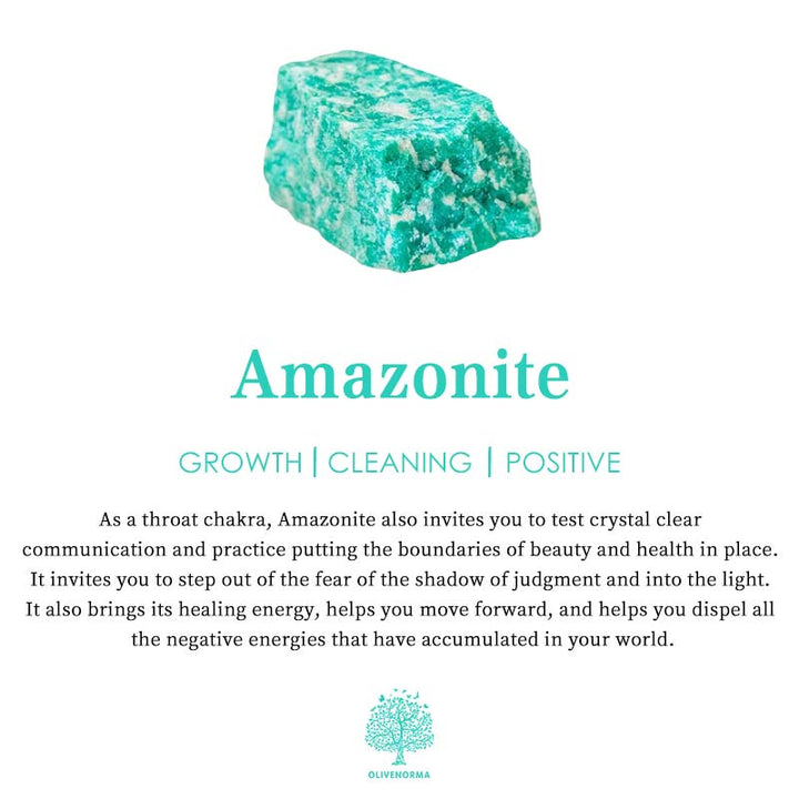 Natural Crystal Healing Energy Bracelet - Aria-Amazonite-The Livary
