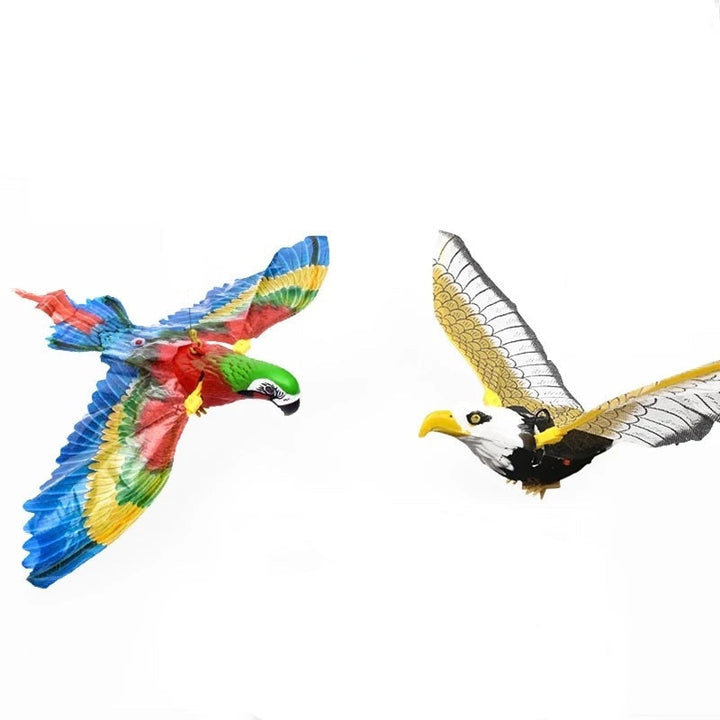 Automatic Moving Bird Toy - FlyBuddy™-Parrot + Eagle-The Livary