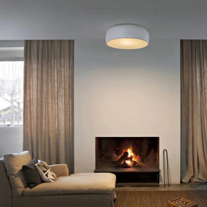 Stylish Vintage LED Ceiling Lamp - LumiVintage-Milk White-Cold White-The Livary
