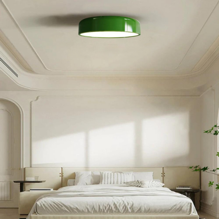 Stylish Vintage LED Ceiling Lamp - LumiVintage-Green-Cold White-The Livary