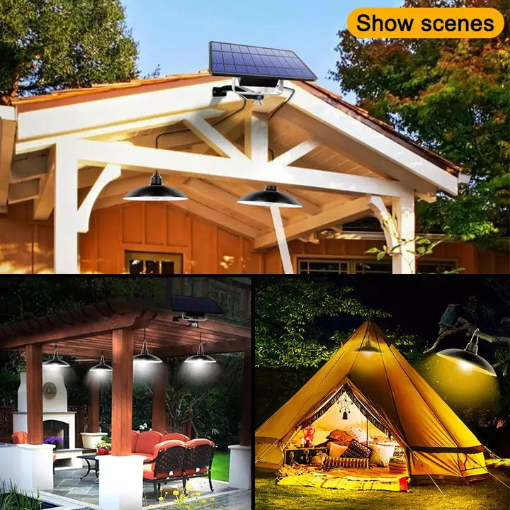 Wireless Solar LED Lamp Set with Remote Control – TwinRay-The Livary