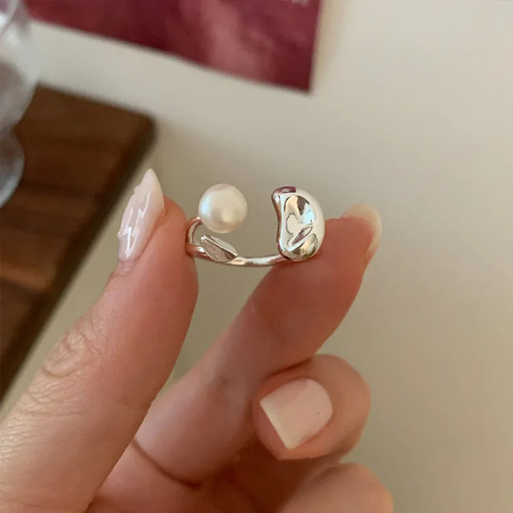 Pearl Tree Adjustable Ring - Elin-The Livary