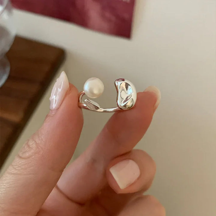 Pearl Tree Adjustable Ring - Elin-The Livary