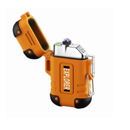 Waterproof and Windproof Storm Lighter - SurvivalFlame-Orange 2-The Livary