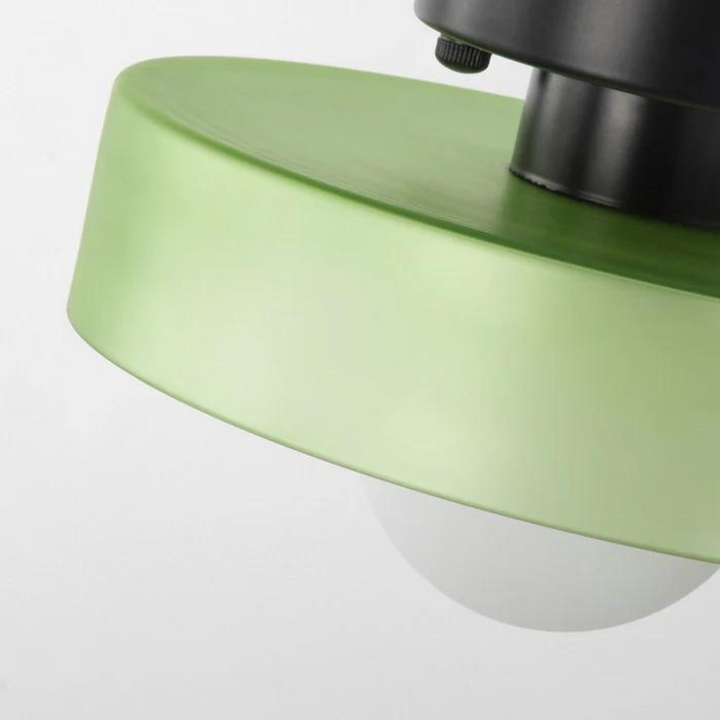 Round Ceiling Lamp with Stylish Functionality - LumiSphere-D9.82*H5.91 inches-Orange-The Livary