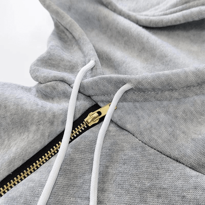 Hooded sweatshirt dress with pockets – Isabella-Black-S-The Livary