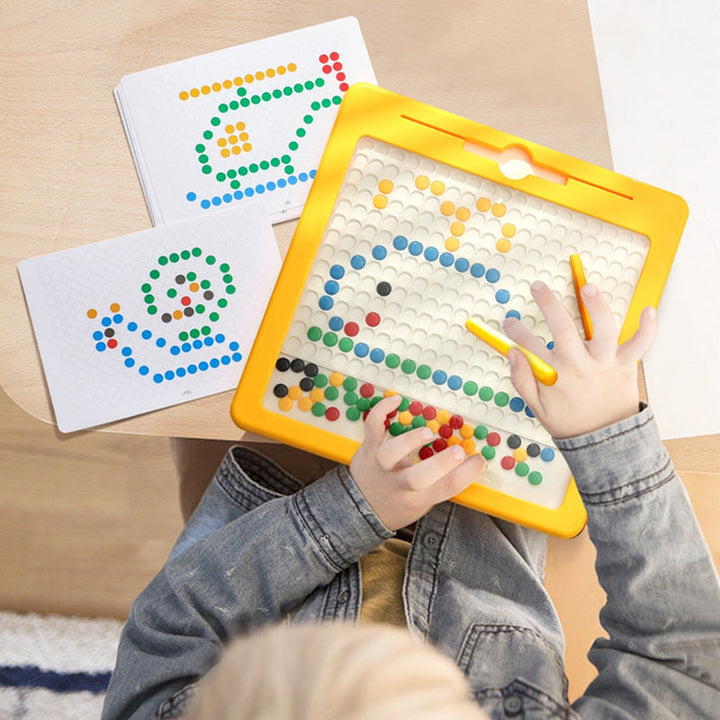 Magnetic Drawing Board with Beads - MagniDots-The Livary