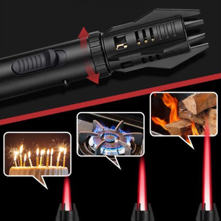 Windproof Multifunctional Welding Flame Lighter - Blaztor-Blue-The Livary