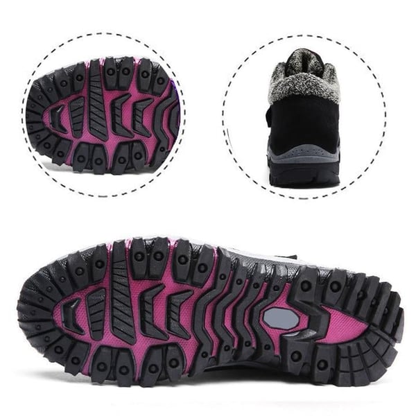 Unisex Winter Boots Aspen | Waterproof, Warm and Non-slip-Dark red-6-The Livary