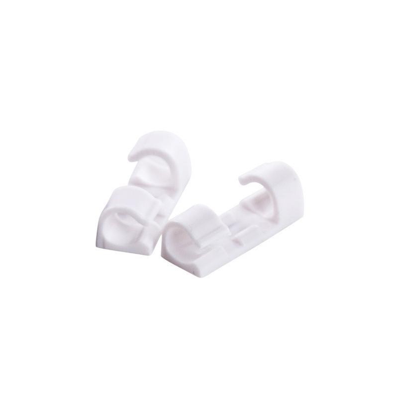 Finisher wire clamp-White-20 pieces-The Livary