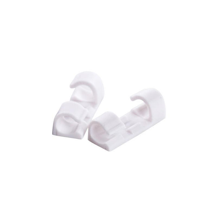 Finisher wire clamp-White-20 pieces-The Livary