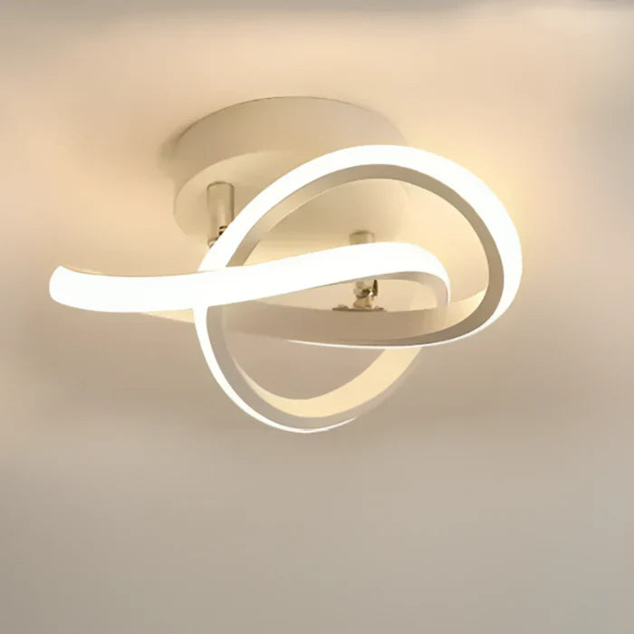 Modern LED Ceiling Lamp with Double Ring Design - Twilight Rings