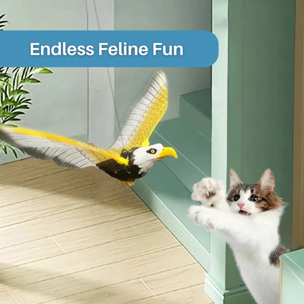 Interactive Cat Toy for Fun and Exercise - FeatherFlight™-Parrot-The Livary