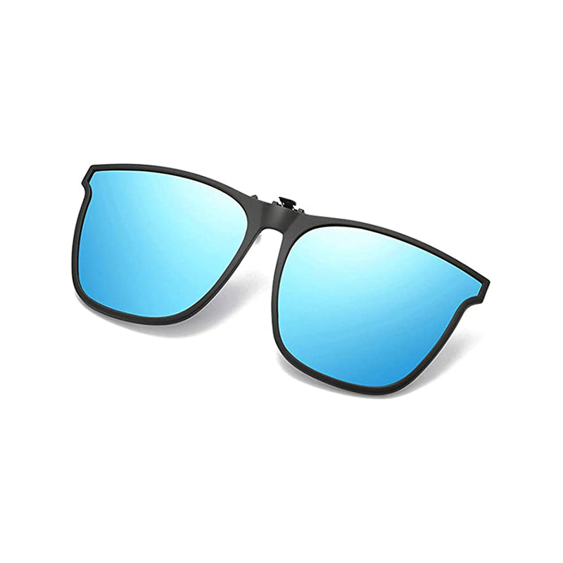 Polarising sunglasses clip for glasses wearers – buy 1, get 1 free – Felix-Blue-The Livary
