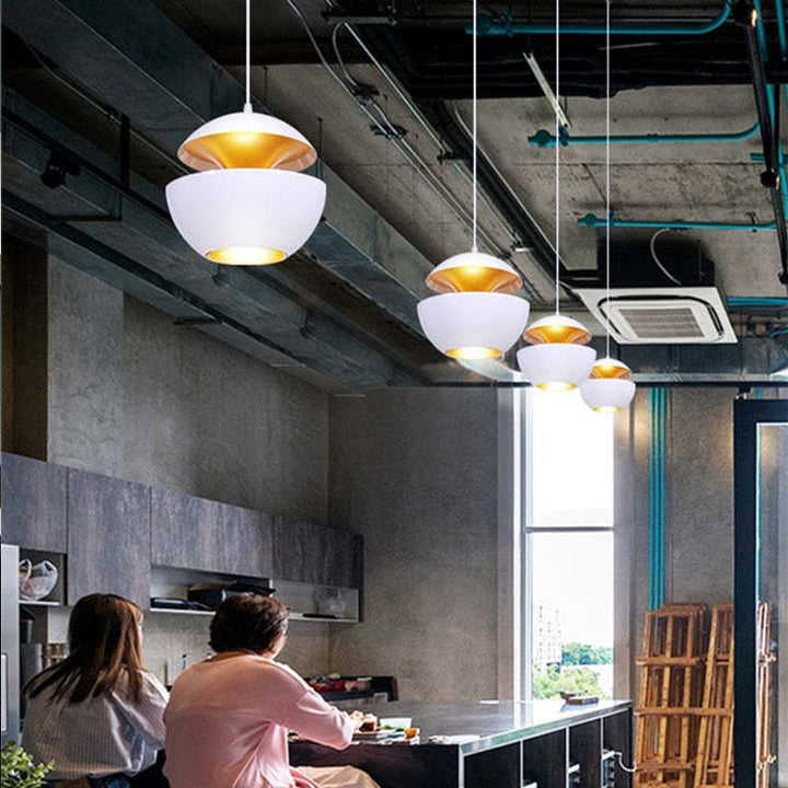 Modern LED Pendant Lamp - AstraGlow-White-Small (9.84 in)-The Livary