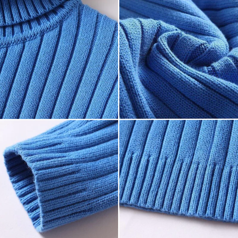 Comfortable Ladies Sweater - Mila-Blue-M-The Livary