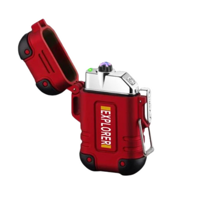 Waterproof and Windproof Storm Lighter - SurvivalFlame-Red 2-The Livary