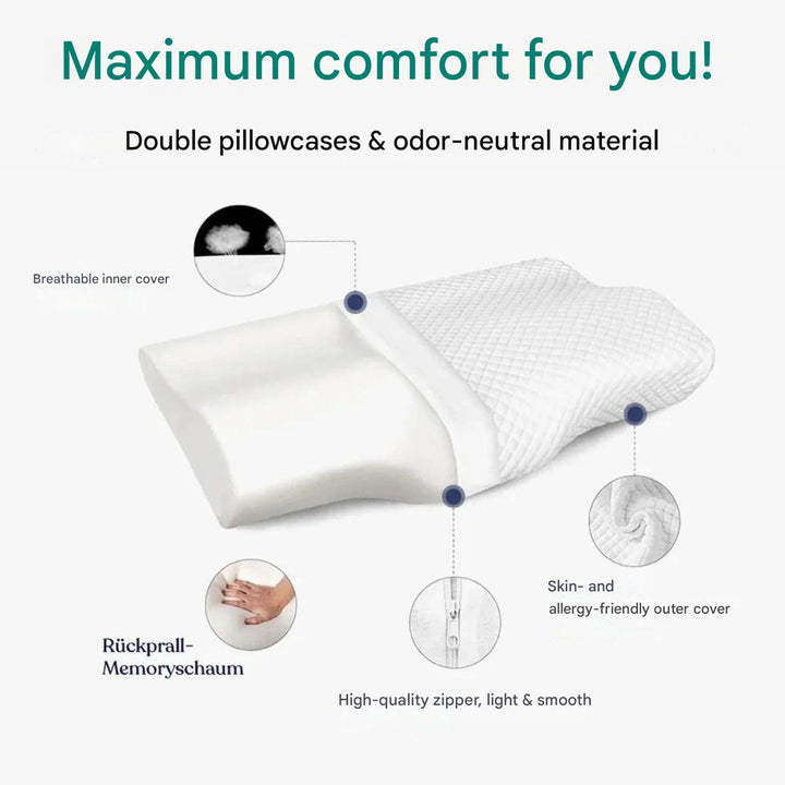 Orthopedic Memory Foam Pillow – Nesto-The Livary