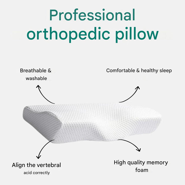 Orthopedic Memory Foam Pillow – Nesto-The Livary