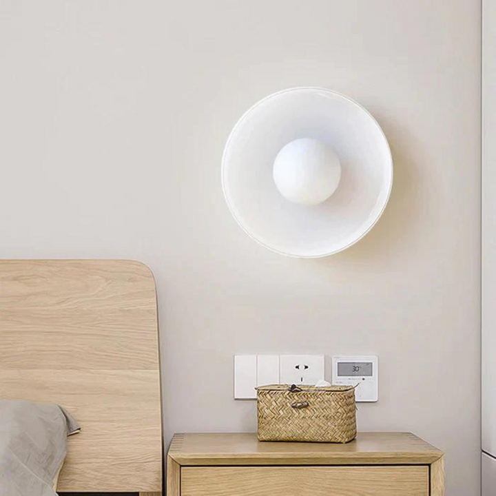 Round Ceiling Lamp with Stylish Functionality - LumiSphere-D9.82*H5.91 inches-Orange-The Livary
