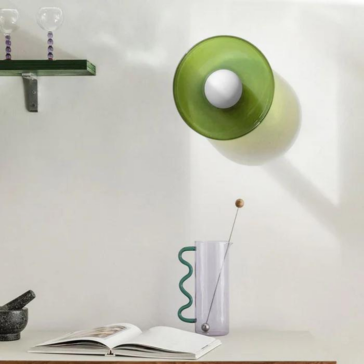 Round Ceiling Lamp with Stylish Functionality - LumiSphere-D9.82*H5.91 inches-Orange-The Livary