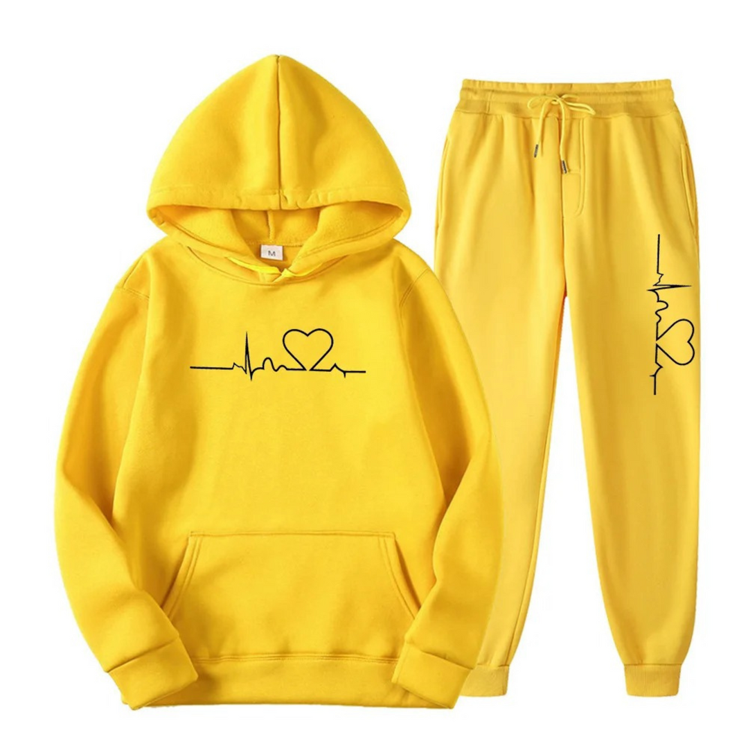 Comfortable Ladies Training Suit - Lyra-Yellow-S-The Livary