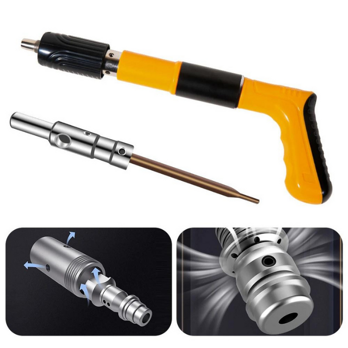 Powerful Nail Gun – GripNail-Yellow + Free nails (60 pieces)-The Livary