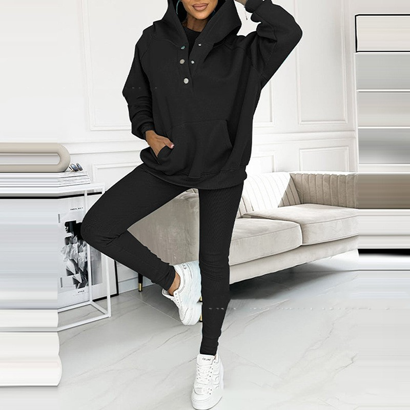 Trendy Lounge Set of 3 - Elena-Black-S-The Livary