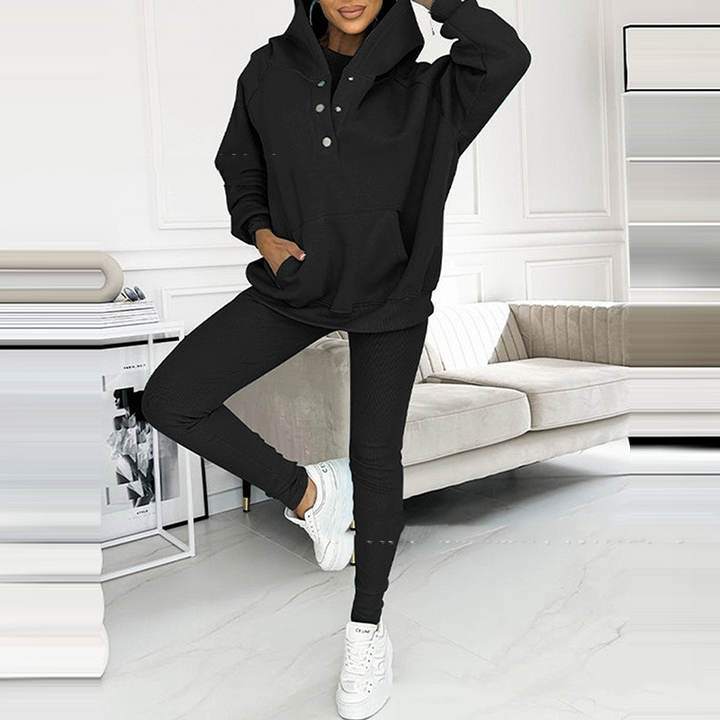 Trendy Lounge Set of 3 - Elena-Black-S-The Livary
