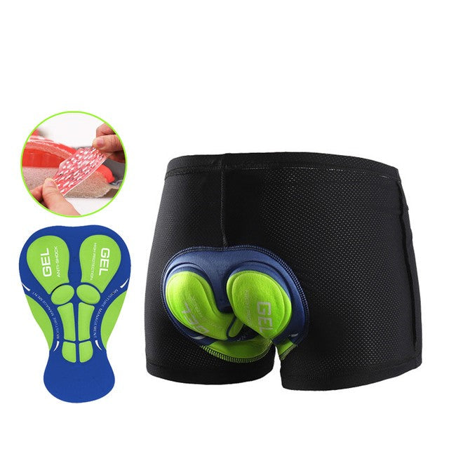 Bicycle undertrousers with padding – Matteo-Green-S-The Livary