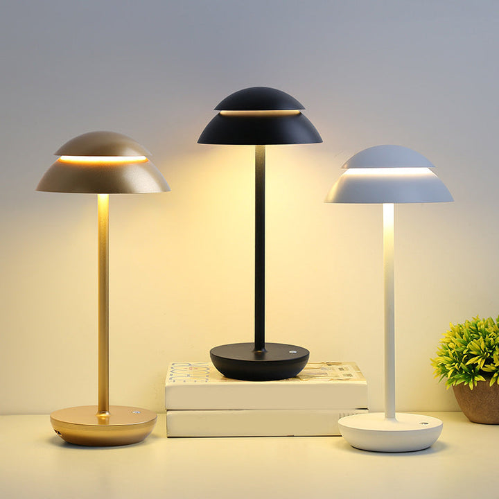 Wireless Rechargeable Table Lamp with LED Lighting - GlowBeam