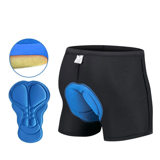 Bicycle undertrousers with padding – Matteo-Blue-S-The Livary