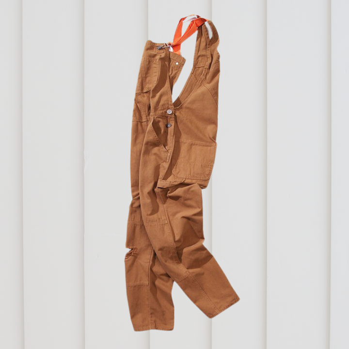 Unisex Garden Overalls - Sam-Beige-S-The Livary