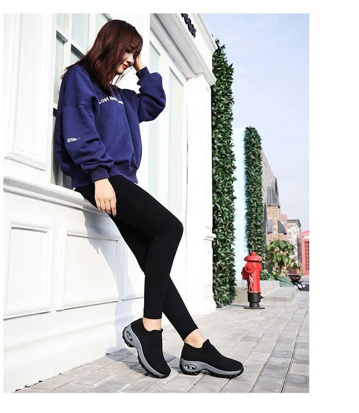 Orthopaedic Hypersoft Running Shoes for Women – Eliana-Black-3-The Livary