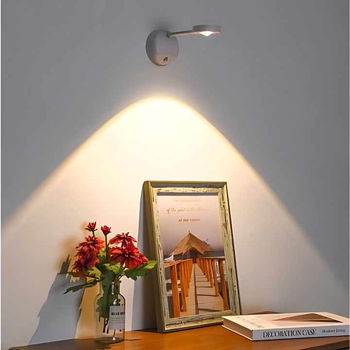 Wireless LED Spotlight with Motion Sensor - Spark360-White-Touch control-The Livary
