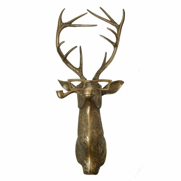 Playful Animal Head Wall Decoration - WallCritters-Stag-The Livary