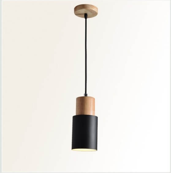 Minimalist LED Cylinder Pendant Lamp - NordicGlow-White-The Livary