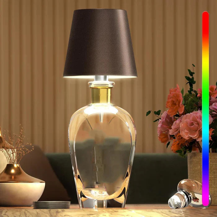 Portable LED Bottle Lamp - GlowBottle-Brown-3 Colours-The Livary