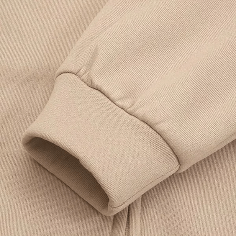 Comfortable Women's Jacket with Hood - ComfyHood-Khaki-S-The Livary
