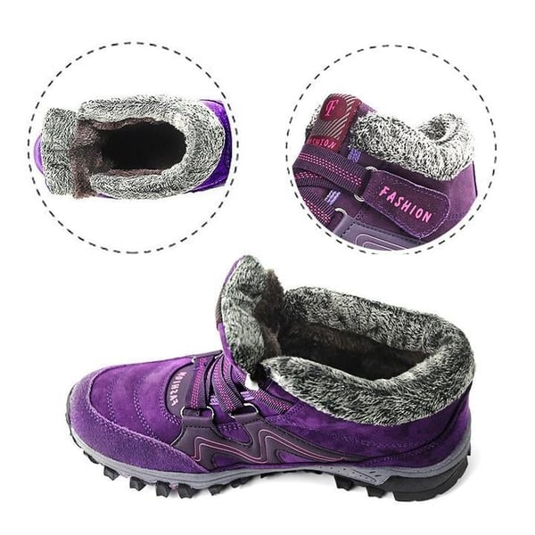 Unisex Winter Boots Aspen | Waterproof, Warm and Non-slip-Dark red-6-The Livary
