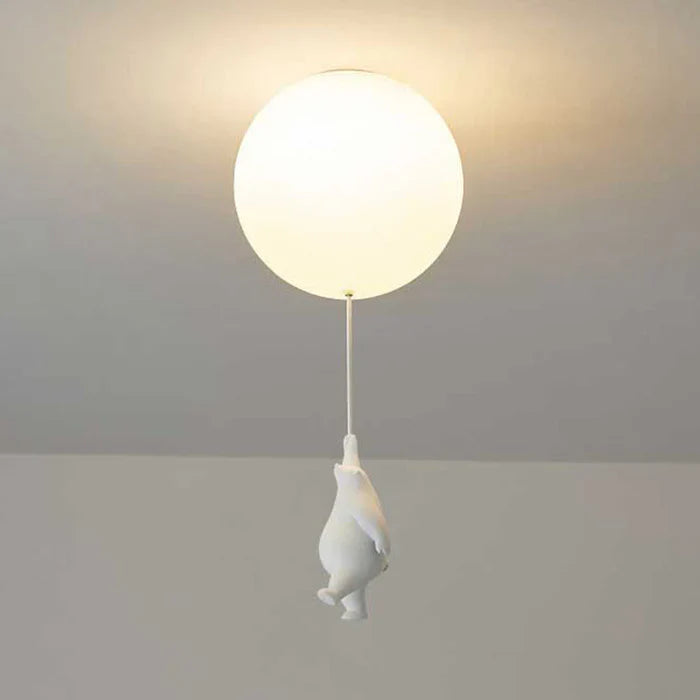 Children's Ceiling Lamp with Bear and Balloon - CloudBear