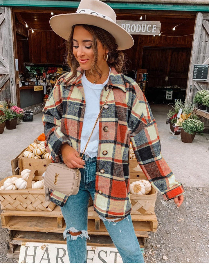 Stylish Ladies' Autumn Cardigan - Sophie-Oranje Accent-S-The Livary