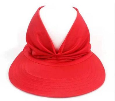 Trendy anti-UV hat for summer – SunGuard Helios-Red-The Livary