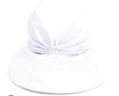 Trendy anti-UV hat for summer – SunGuard Helios-White-The Livary