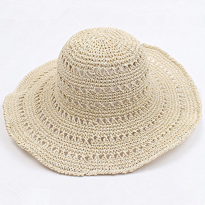 Lightly falling retro flat summer hat – Emma-E-The Livary