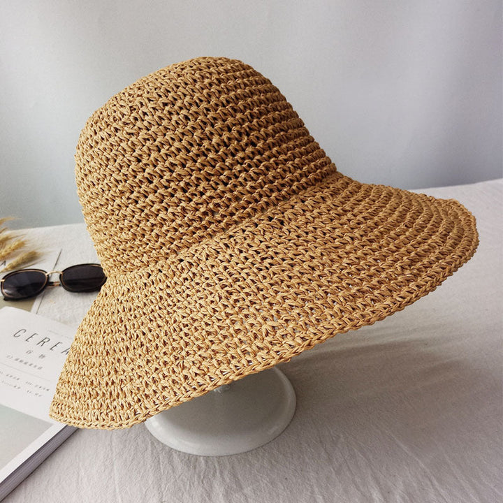 Lightly falling retro flat summer hat – Emma-B-The Livary