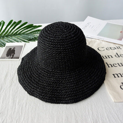 Lightly falling retro flat summer hat – Emma-G-The Livary